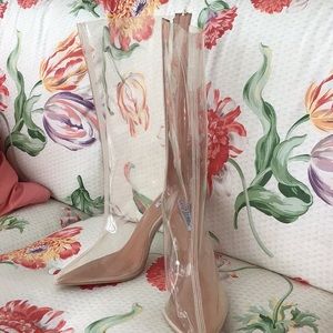 Clear Boots! So fun!